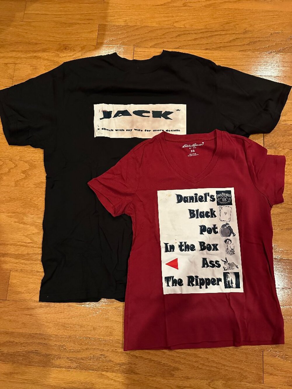 Funny Adult Couples Halloween Costume Shirts – 2 Shirts